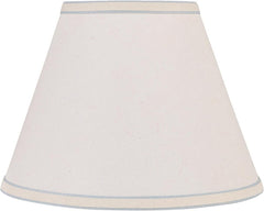 # 58881 Transitional Hardback Empire Shape UNO Construction Lamp Shade in White, 12" wide (6" x 12" x 9")