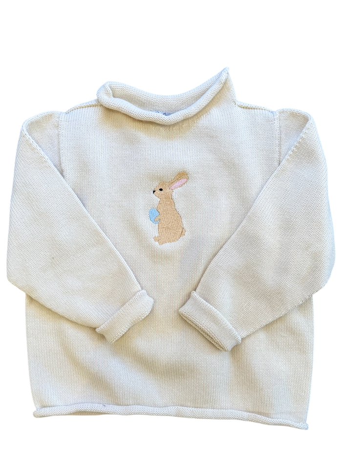 A Soft Idea Easter Bunny Sweater in Natural