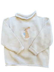 A Soft Idea Easter Bunny Sweater in Natural