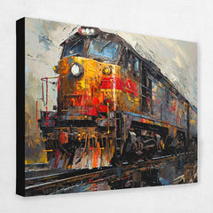Afternoon Express - Locomotive Canvas Wall Art