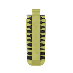 Mojito Leatherman bit kit holder with multiple interchangeable screwdriver bits arranged on both sides, featuring the Leatherman logo embossed in the center.