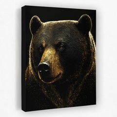 Brown Bear - Animals Canvas Wall Art