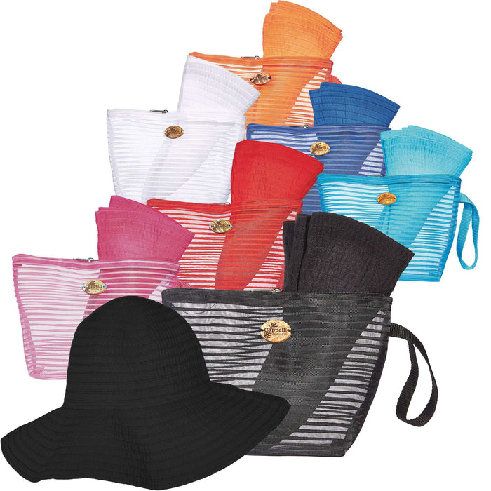 Cappelli's Packable Hat and Bag Set Wide Brim Hat Cappelli Straworld