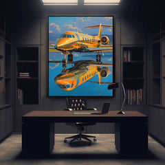 First Class Flight - Airplane Art