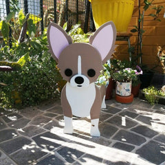 Gadget Gerbil German Shepherd Flower Planter