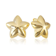 Large Asteria Studs (Shiny Gold)