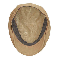 Linen Ivy Cap with Mesh Lining - Stetson Driving Caps Flat Cap Stetson Hats