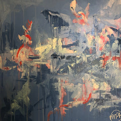 Look Up painting Powers Tanis - Christenberry Collection