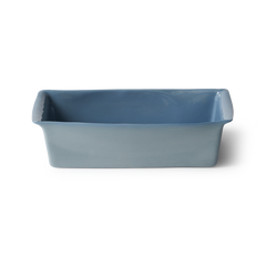 blue small porcelain baking dish