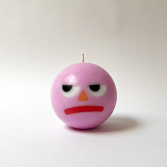 Novelty Grumpy Candle Pink