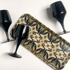PATCH NYC Golden Crane Narrow Rectangle Tray