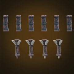 Small Treasure Chest - Cosmetic Cornerposts (Painted)