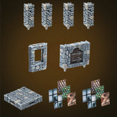 Small Treasure Chest - Fieldstone Core (Painted)
