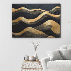 Streams of Gold - Luxury Wall Art