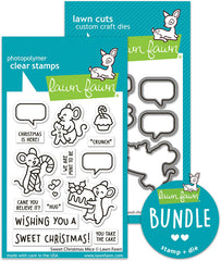 sweet christmas mice (stamp+die bundle)