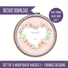 The Hoop Back Hack - Hearts Version by Peppermint Purple