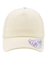 Women's Washed 5-Panel Rope Cap