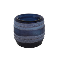 # 16007-1 Blue Glass Votive Candle Holder 3-1/2" Diameter x 3-1/2" Height, 1 Pack