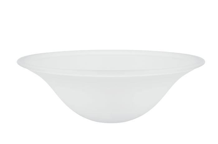 # 23101-21 Frosted Transitional Style Replacement Torchiere Glass Shade, 5-1/2" high x 15" diameter