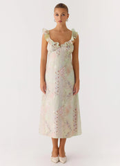 Europa Midi Dress - Mystic Paisley