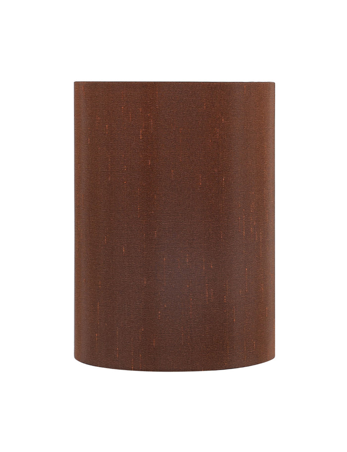 # 31400 Transitional Drum (Cylinder) Shape Spider Construction Lamp Shade in Brown, 8" wide (8" x 8" x 11")