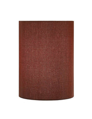 # 31400 Transitional Drum (Cylinder) Shape Spider Construction Lamp Shade in Brown, 8" wide (8" x 8" x 11")