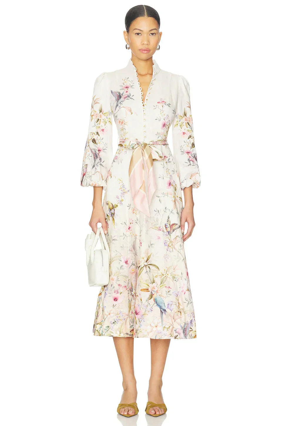 Rebellion Button Midi Dress