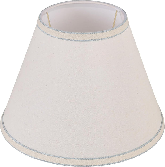 # 58881 Transitional Hardback Empire Shape UNO Construction Lamp Shade in White, 12" wide (6" x 12" x 9")