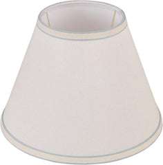 # 58881 Transitional Hardback Empire Shape UNO Construction Lamp Shade in White, 12" wide (6" x 12" x 9")