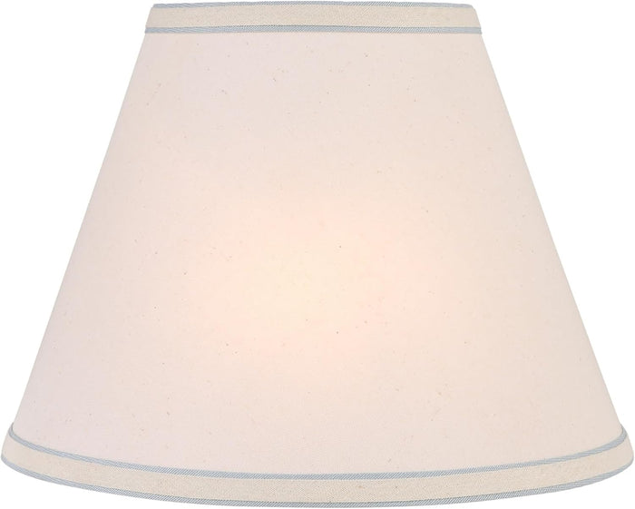 # 58881 Transitional Hardback Empire Shape UNO Construction Lamp Shade in White, 12" wide (6" x 12" x 9")