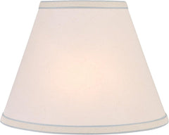 # 58881 Transitional Hardback Empire Shape UNO Construction Lamp Shade in White, 12" wide (6" x 12" x 9")