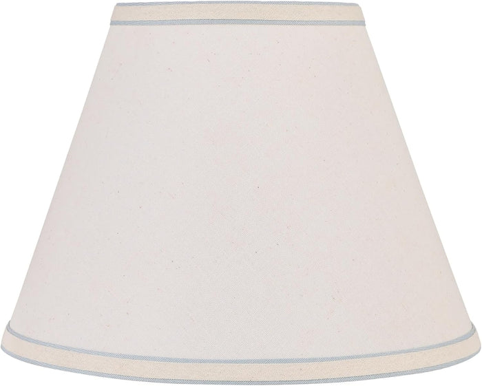 # 58881 Transitional Hardback Empire Shape UNO Construction Lamp Shade in White, 12" wide (6" x 12" x 9")