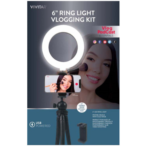 6" Ring Light Vlogging Kit