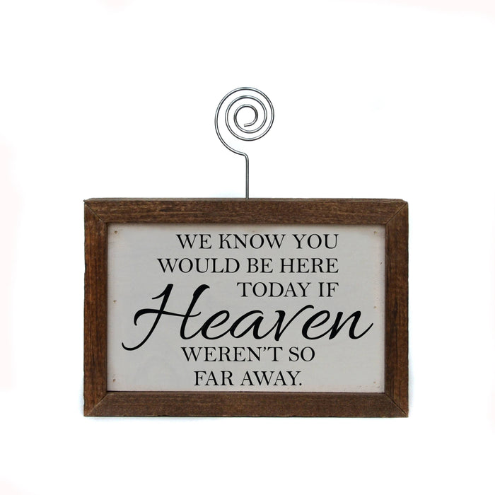 6X4 Tabletop Picture Frame Block - Heaven
