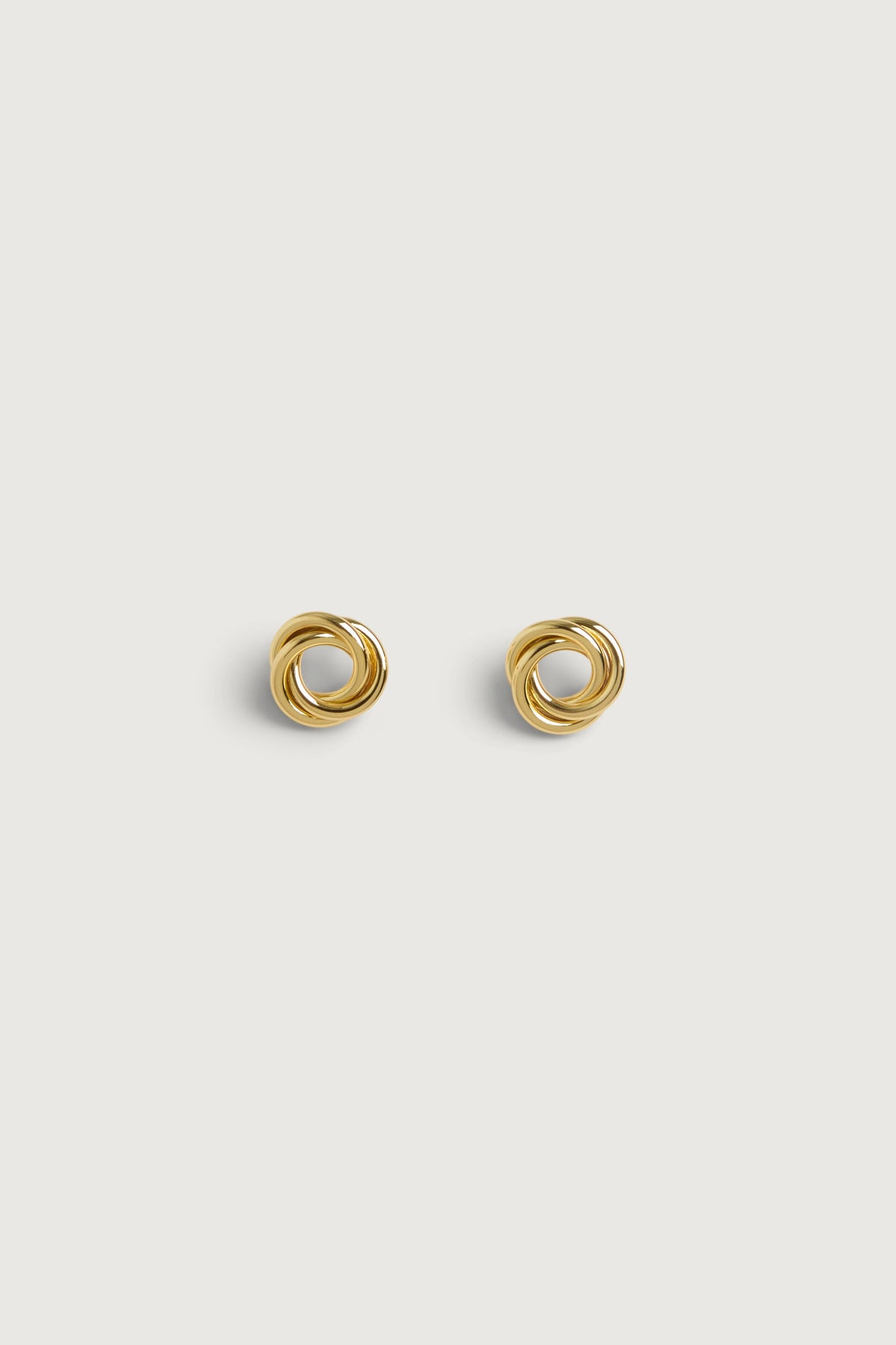 KNOTTED STUD EARRINGS