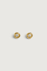 KNOTTED STUD EARRINGS