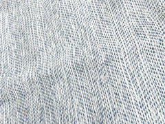 Sale: Blue Woven Pillow Cover 18x18 or 12x18 - Annabel Bleu