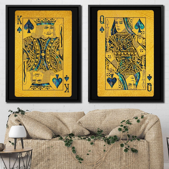Abalone Royal Spades Cards - Card Art for Game Room
