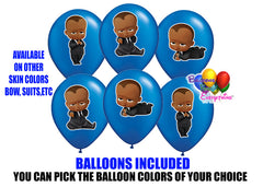 Afro American Boss Baby Balloons
