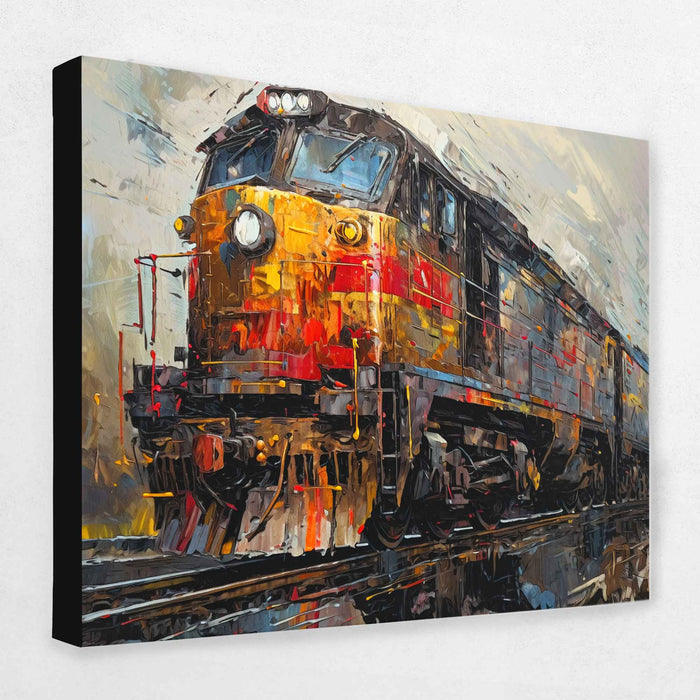 Afternoon Express - Locomotive Canvas Wall Art