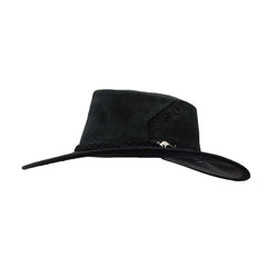 Alice Leather Hat by Kakadu Australia - Black Safari Hat Kakadu
