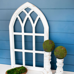 Arch Farmhouse Window Decor