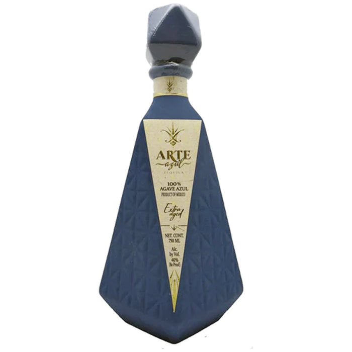 Arte Azul Ceramic Blue Extra Añejo Tequila