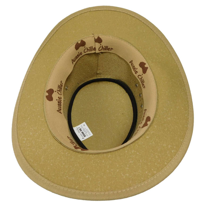 Aussie Chiller Perforated Bushie Hat Safari Hat Aussie Chiller