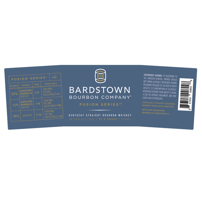 Bardstown Bourbon Company Fusion Series #6 Bourbon Whiskey