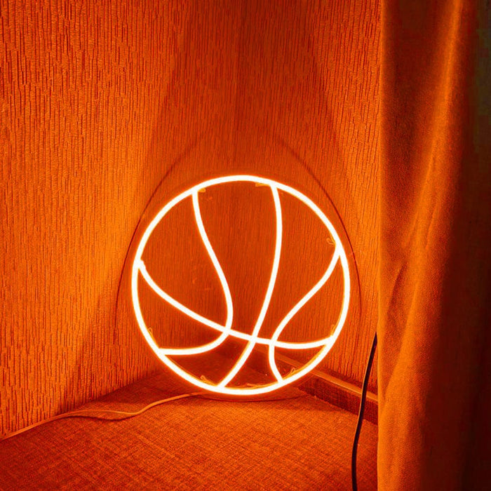 Gadget Gerbil Blue Ball Neon Shape Bedroom Personality Creative