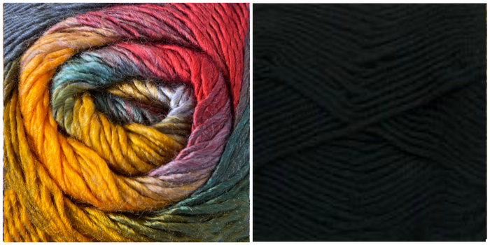 BLACK + MARIGOLD - Embossed Phoenix Scarf KIT
