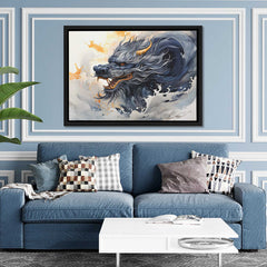Blue Dragon - Blue Dragon Canvas Print