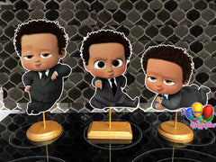 Baby Boss Party Centerpieces Light Skinned