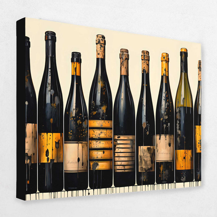 Bottle Harmony - Cocktail Canvas Wall Art